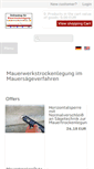 Mobile Screenshot of mauertrocken-shop.de